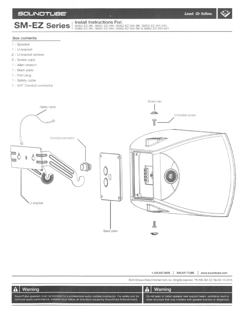 Image de la première page du manuel de l'appareil SM52-EZ