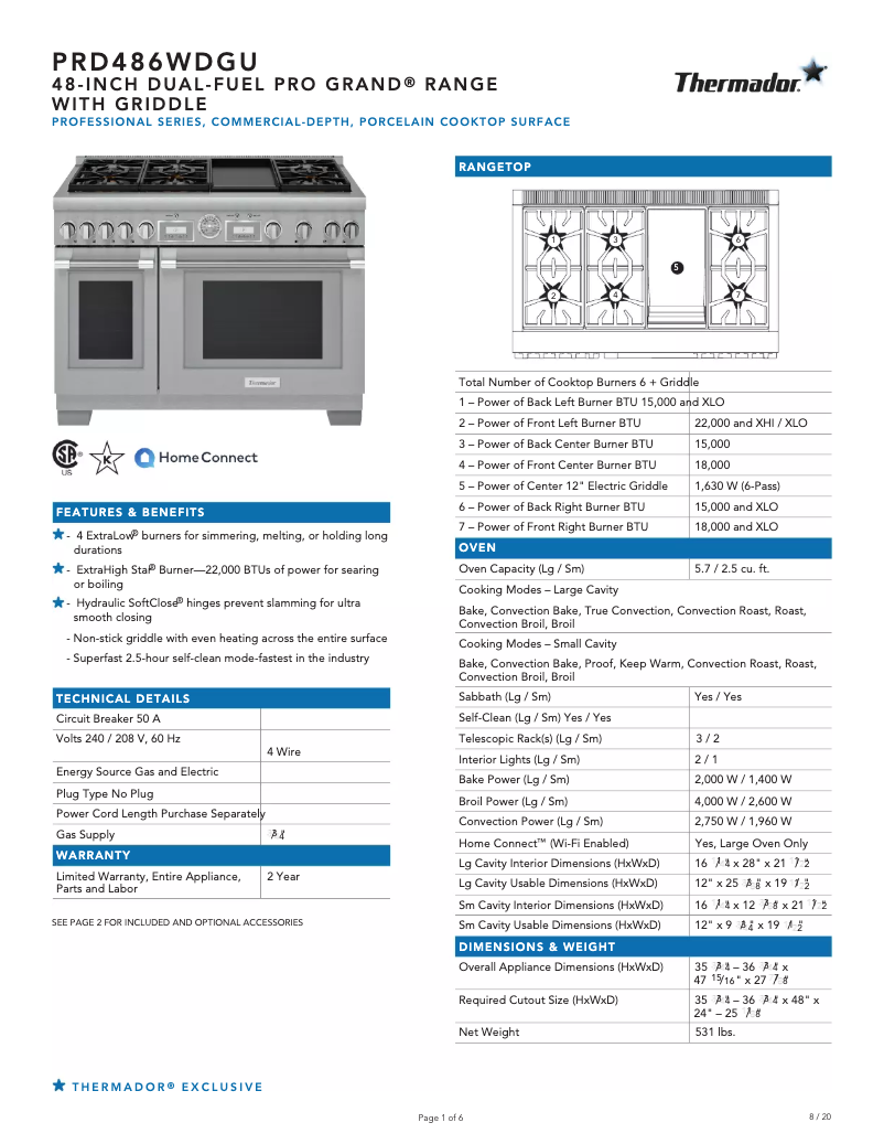 Image de la première page du manuel de l'appareil PRD486WDGU