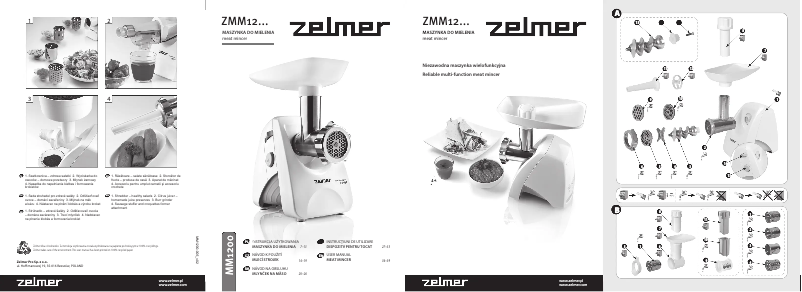 Page 1 de la notice Manuel utilisateur Zelmer ZMM1288I