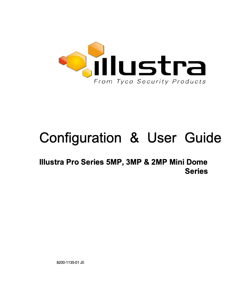 Page 1 de la notice Manuel utilisateur Tyco Illustra Pro IPS02D2OCBTT