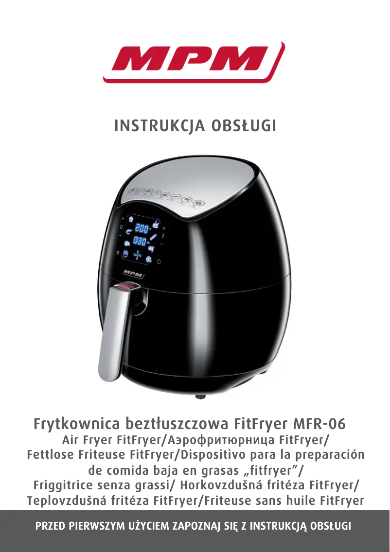 Image de la première page du manuel de l'appareil MFR-06