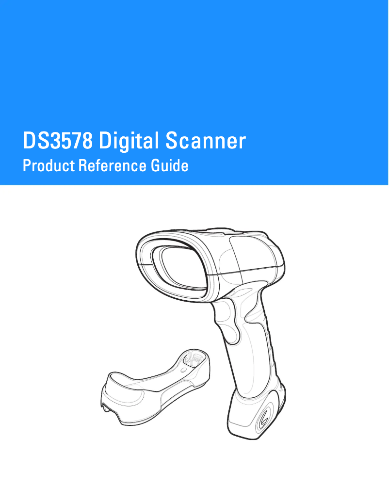 Page 1 de la notice Manuel utilisateur Zebra Symbol DS3578