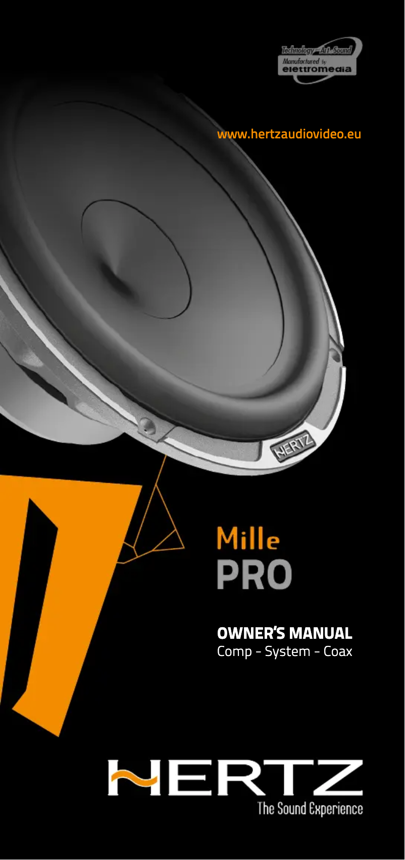 Page n°1 - Manuel utilisateur Hertz Mille Pro MPG 165.3
