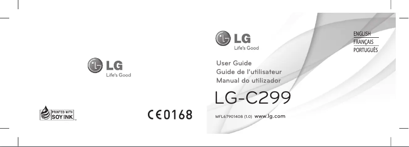 Image de la première page du manuel de l'appareil C299