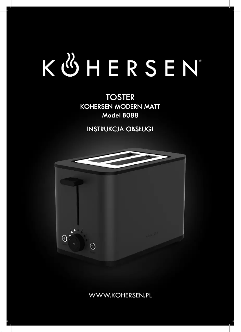 Image de la première page du manuel de l'appareil B088