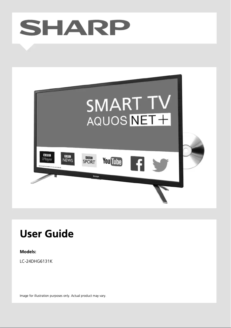 Page n°1 - Manuel utilisateur Sharp LC-24DHG6131K