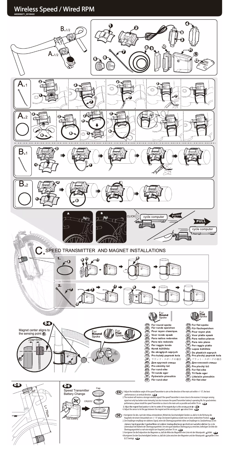 Image de la première page du manuel de l'appareil Eon-16c