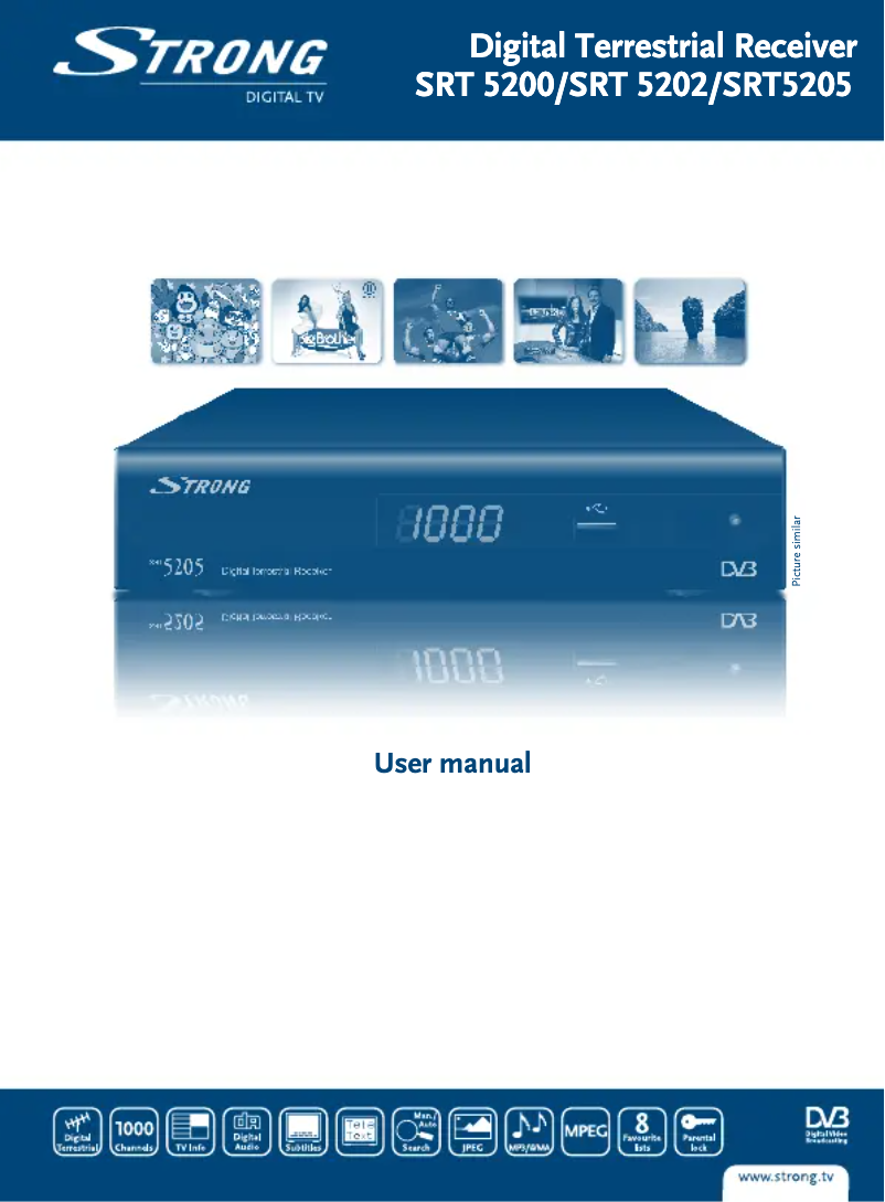 Page 1 de la notice Manuel utilisateur Strong SRT 5200