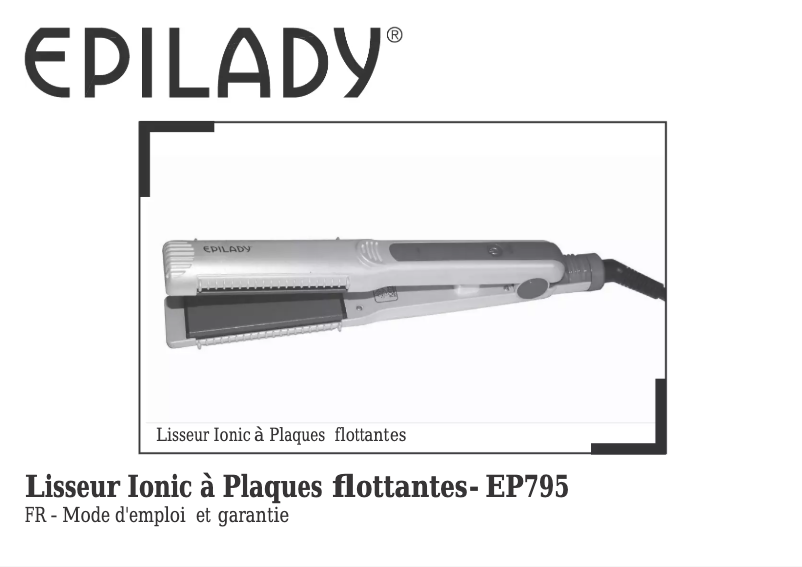 Image de la première page du manuel de l'appareil EP795