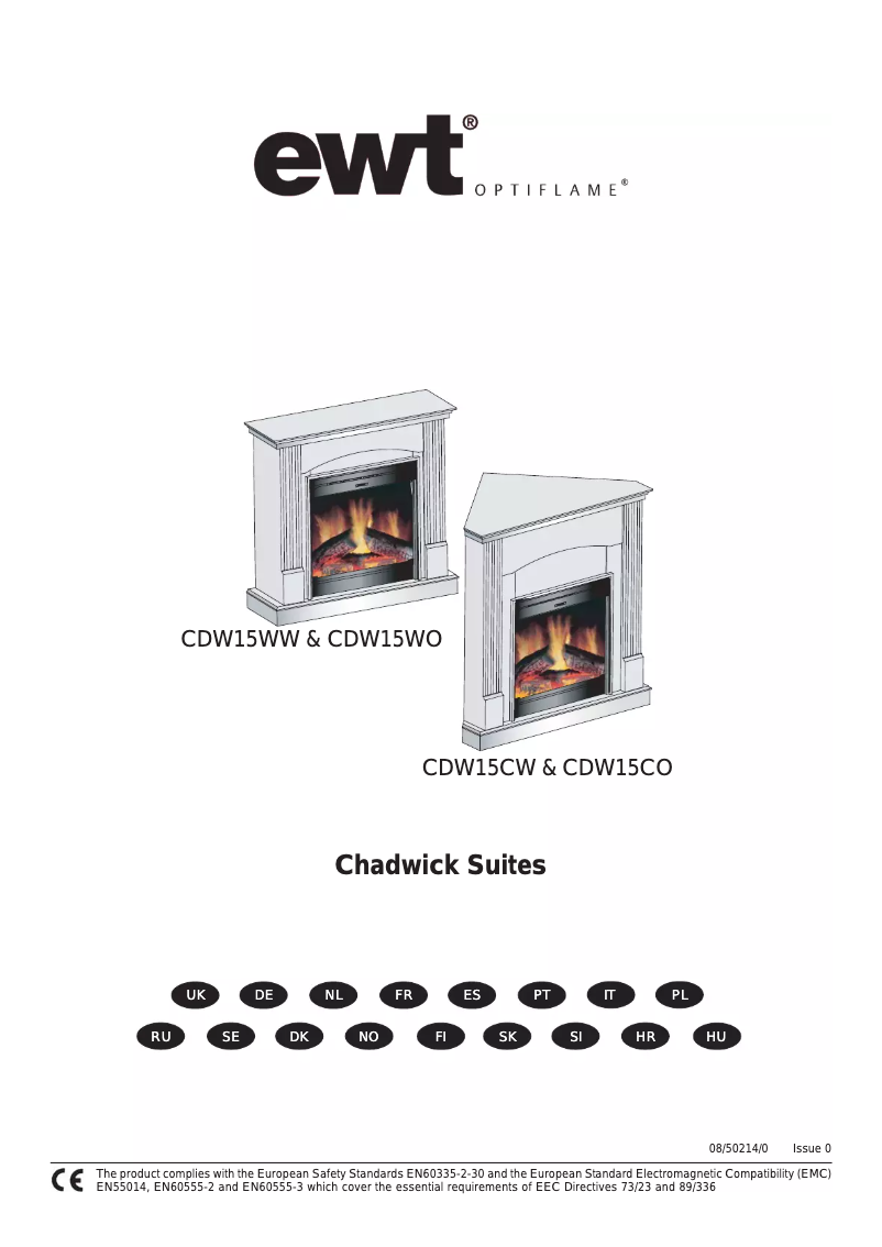 Page 1 de la notice Manuel utilisateur EWT CDW15WO