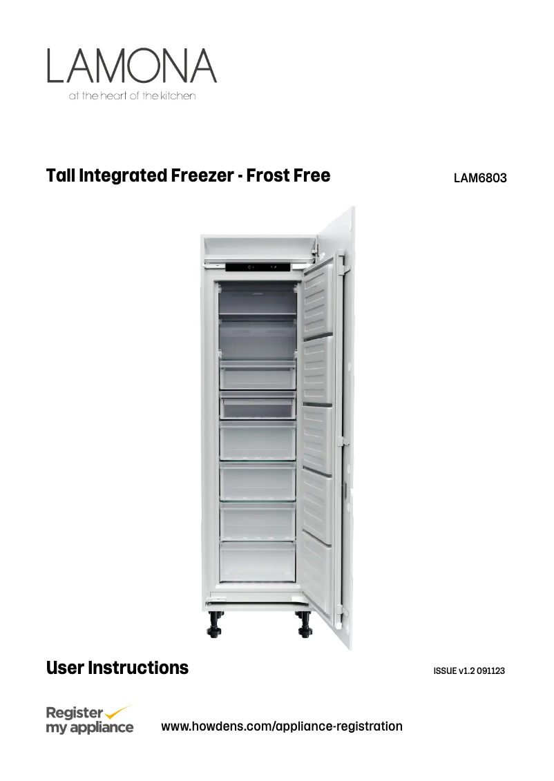 Page n°1 - Manuel utilisateur Lamona LAM6803