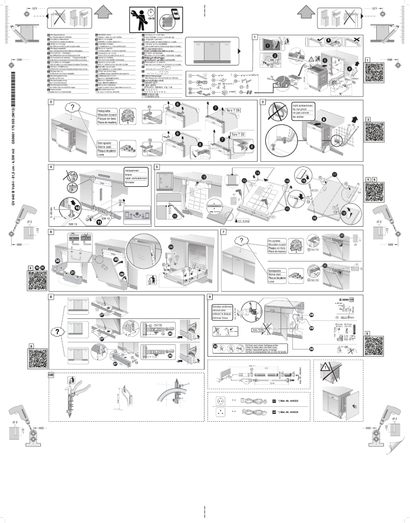 Page n°1 - Guide d'installation Neff S355HVX15E