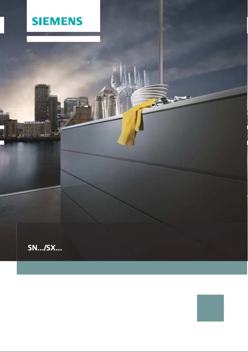 Page n°1 - Manuel utilisateur Siemens SN56N593EU