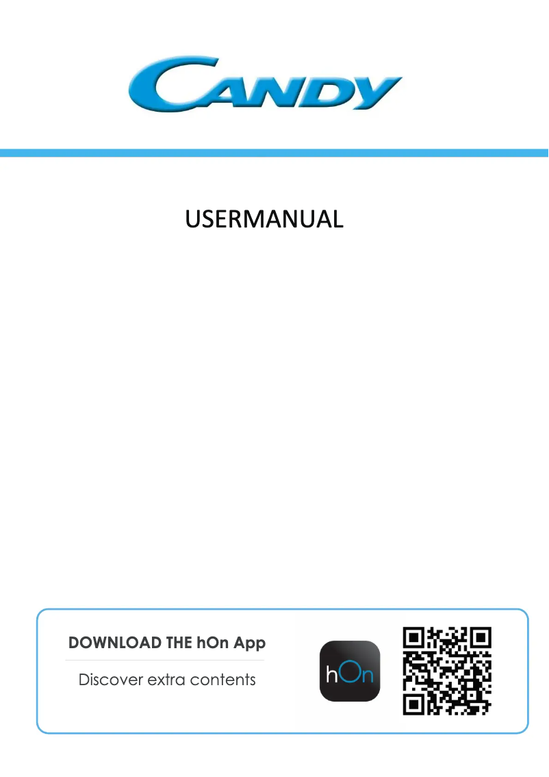 Page n°1 - Manuel utilisateur Candy CDG1S514EWK