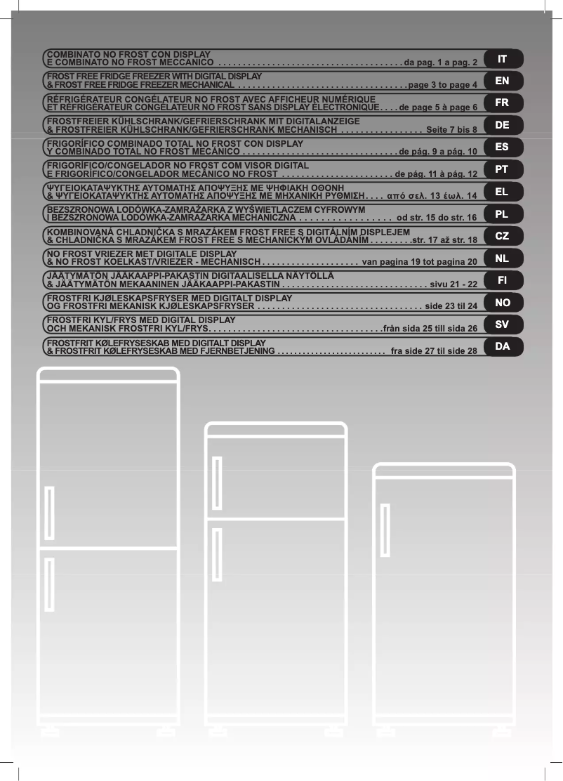 Page n°1 - Manuel utilisateur Candy CDNI 3775 A