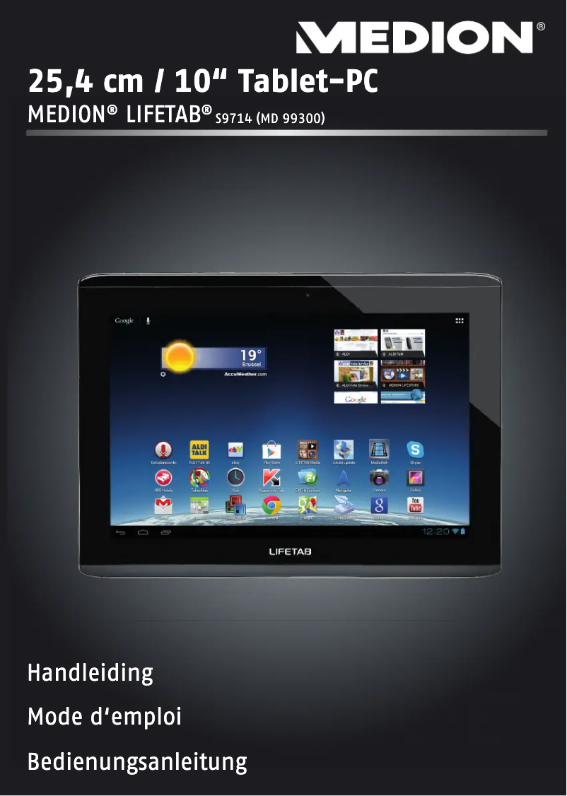 Page n°1 - Manuel utilisateur Medion Lifetab S9714