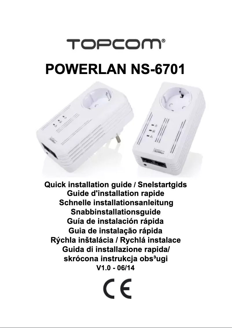 Image de la première page du manuel de l'appareil NS-6701