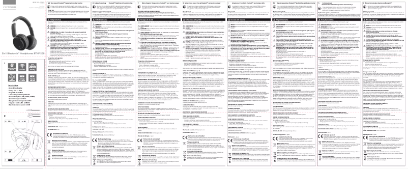 Image de la première page du manuel de l'appareil BTHP 260