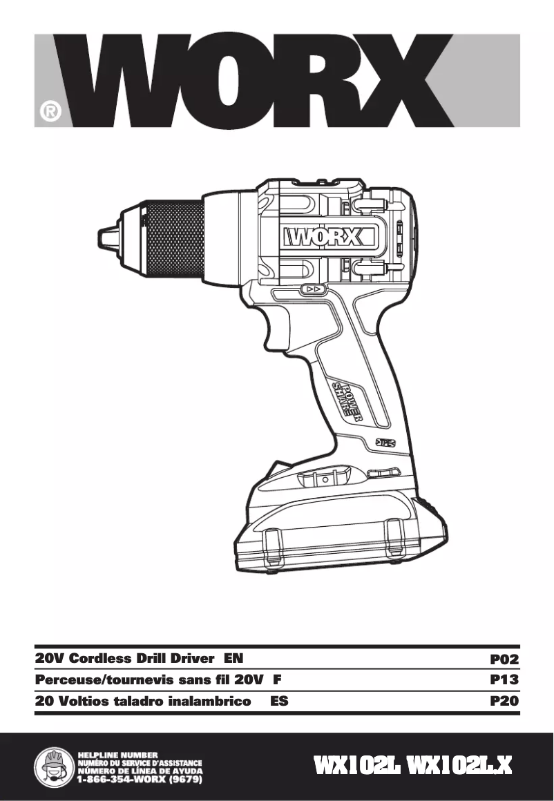 Página 1 del manual Manual de usuario Worx WX102L.9