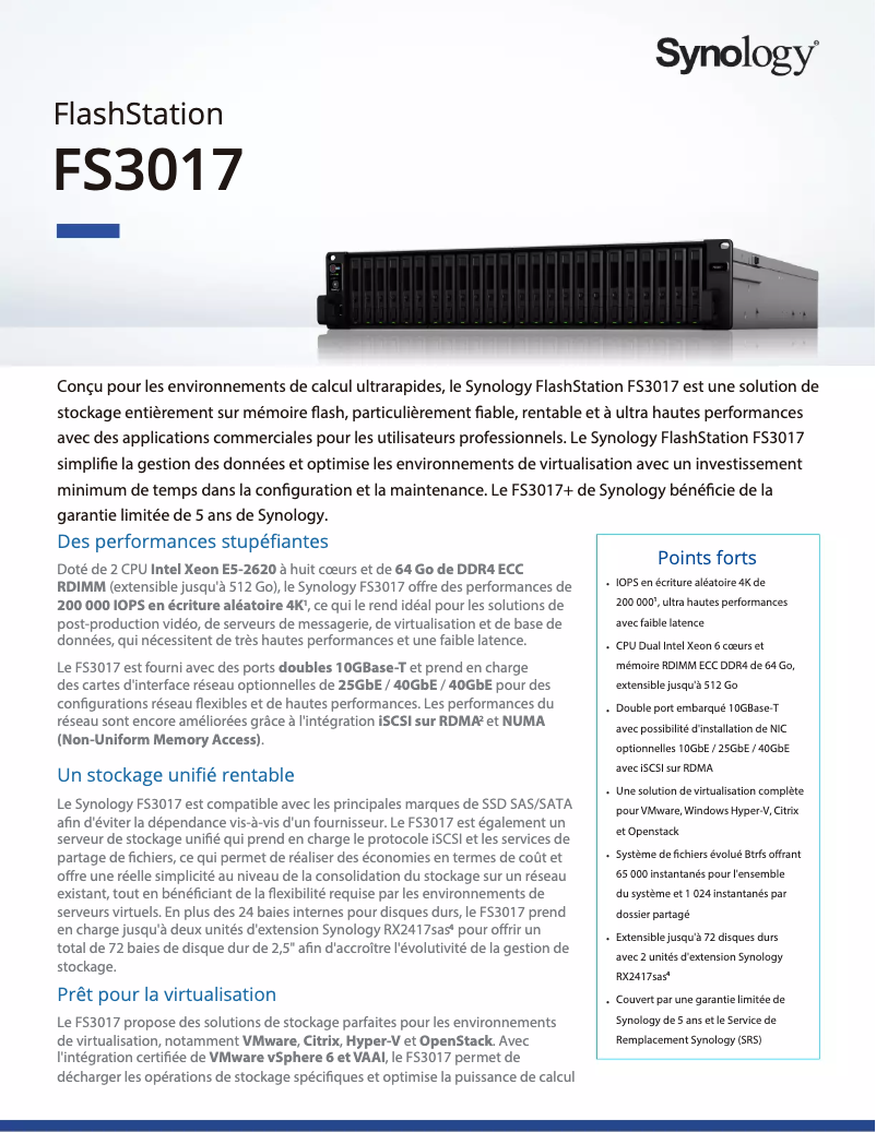 Image de la première page du manuel de l'appareil FS3017