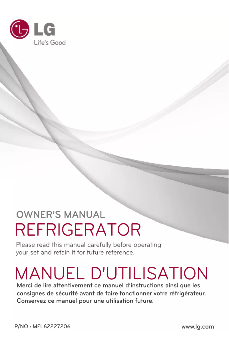 Page 1 de la notice Manuel utilisateur LG GL-B332RLMC