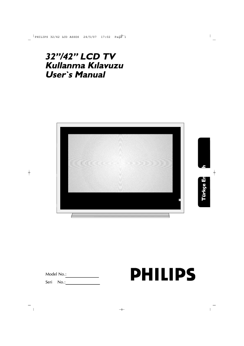 Page 1 de la notice Manuel utilisateur Philips 32PFL2302