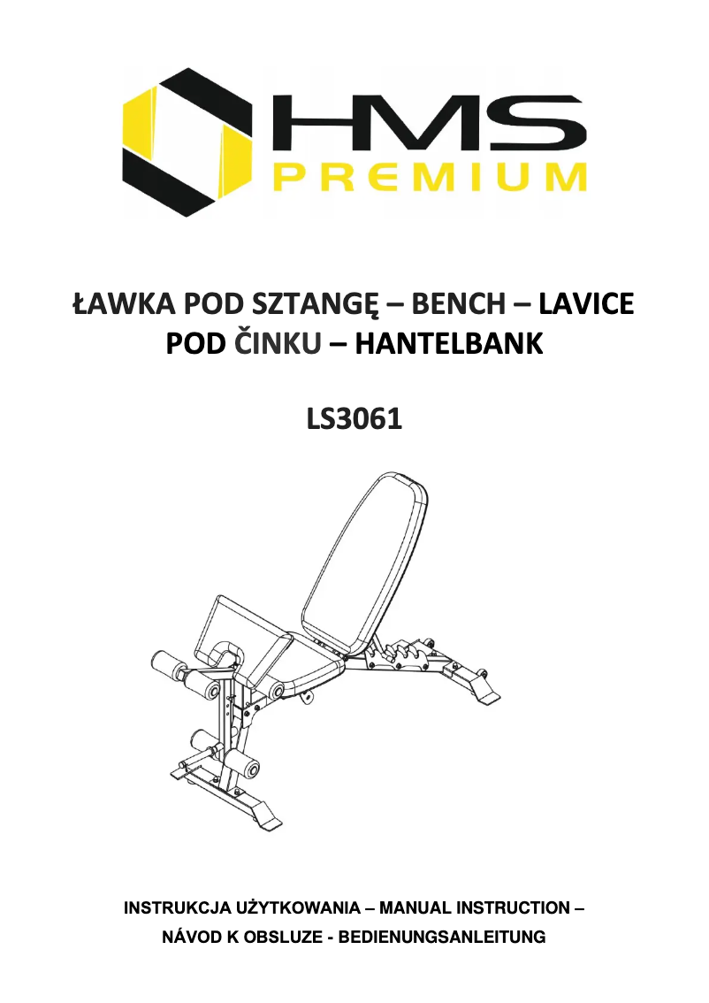 Page 1 de la notice Manuel utilisateur HMS Premium LS3061