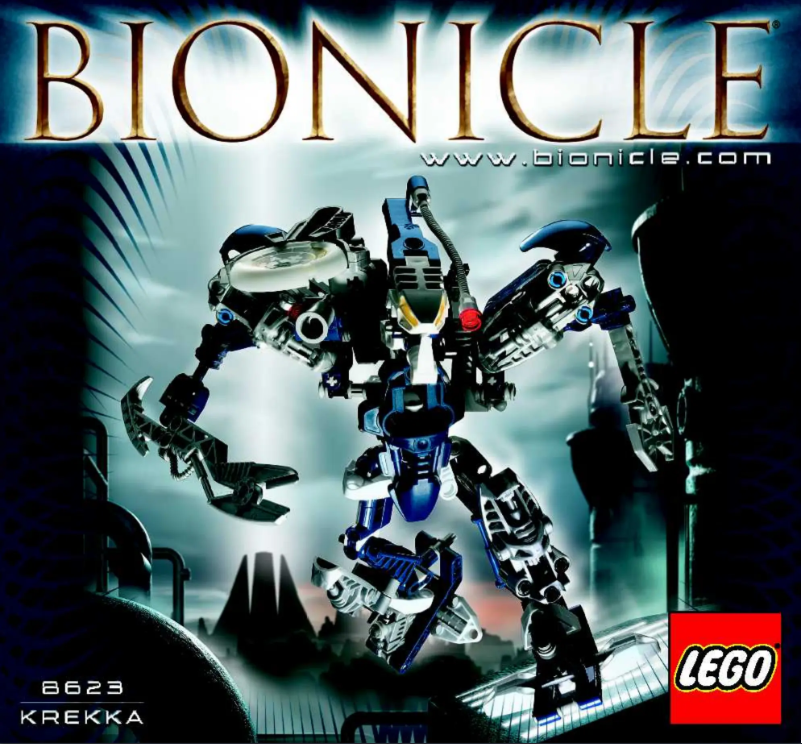 Page n°1 - Manuel utilisateur Lego Bionicle Krekka + DVD