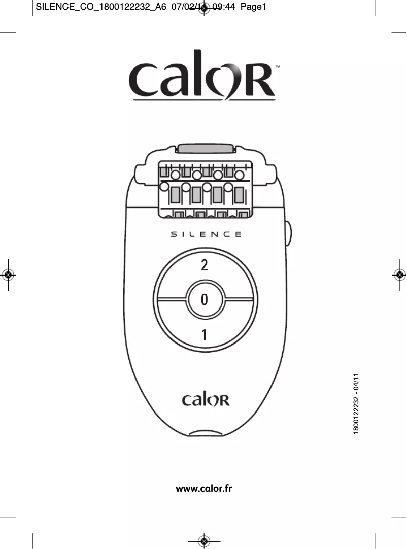 Page 1 de la notice Manuel utilisateur Calor EP5244C0