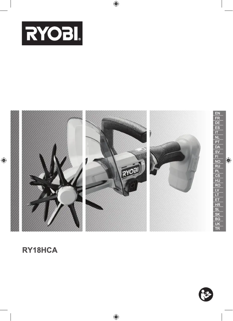 Page 1 de la notice Manuel utilisateur RYOBI One+ RY18HCA