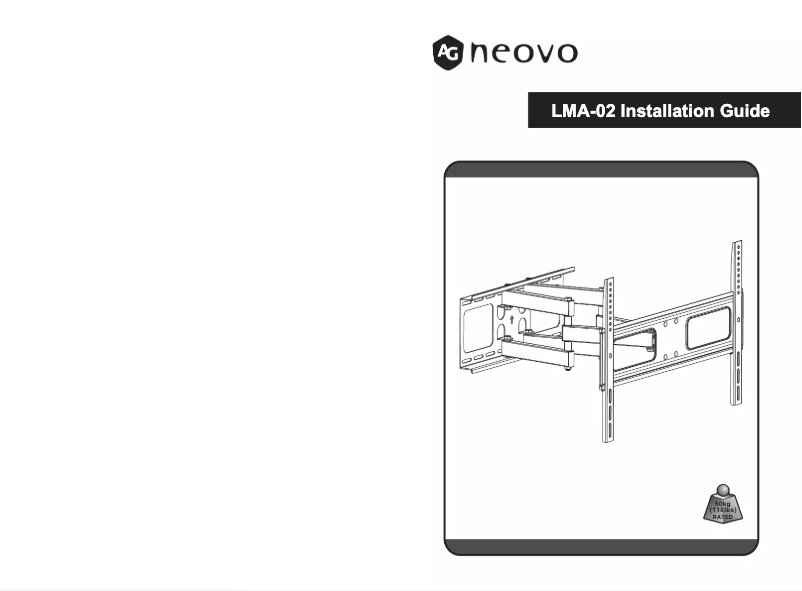 Page 1 de la notice Manuel utilisateur AG Neovo LMA-02