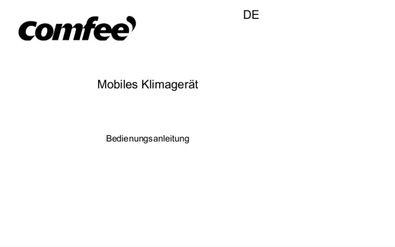 Page 1 de la notice Manuel utilisateur Comfee Mobile 12000 Plus