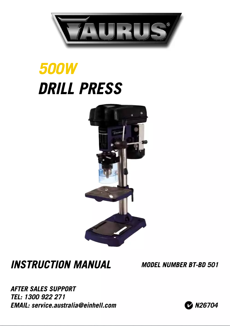 Image de la première page du manuel de l'appareil BT-BD 501