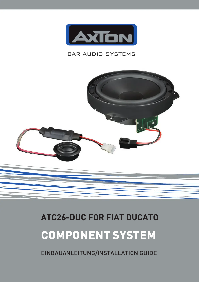 Página 1 del manual Manual de usuario Axton ATC26-DUC