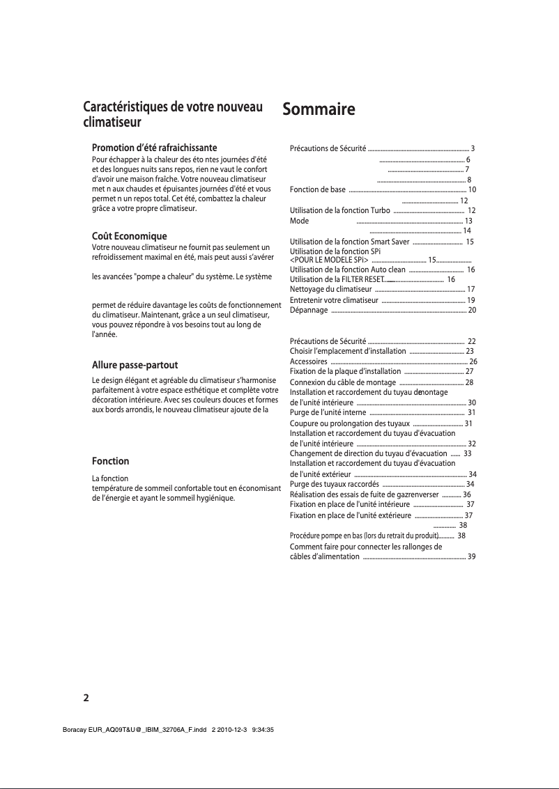 Página 1 del manual Manual de usuario Samsung AQ18ESPX