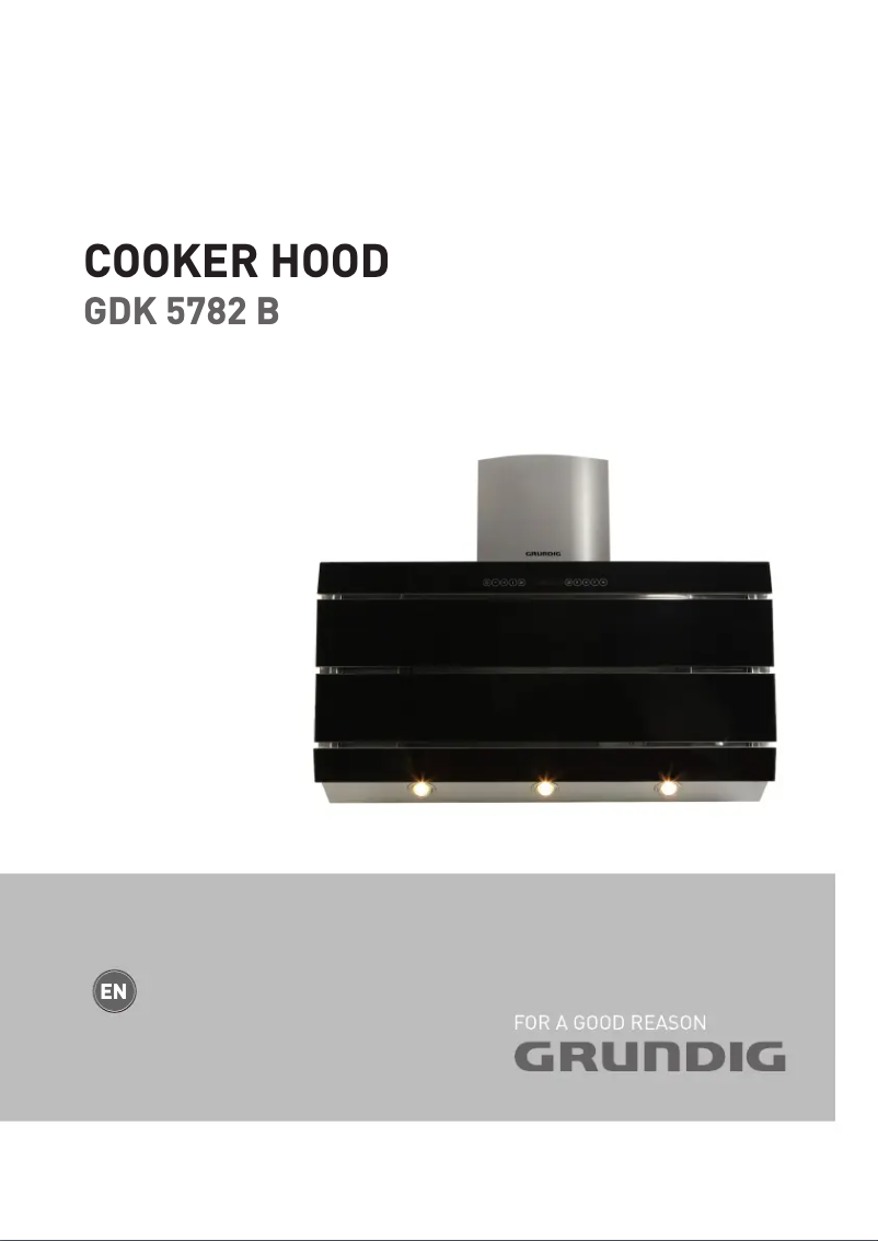 Image de la première page du manuel de l'appareil GDK5782