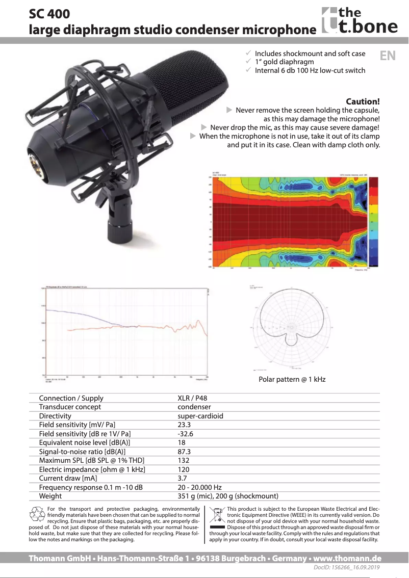 Image de la première page du manuel de l'appareil SC 400