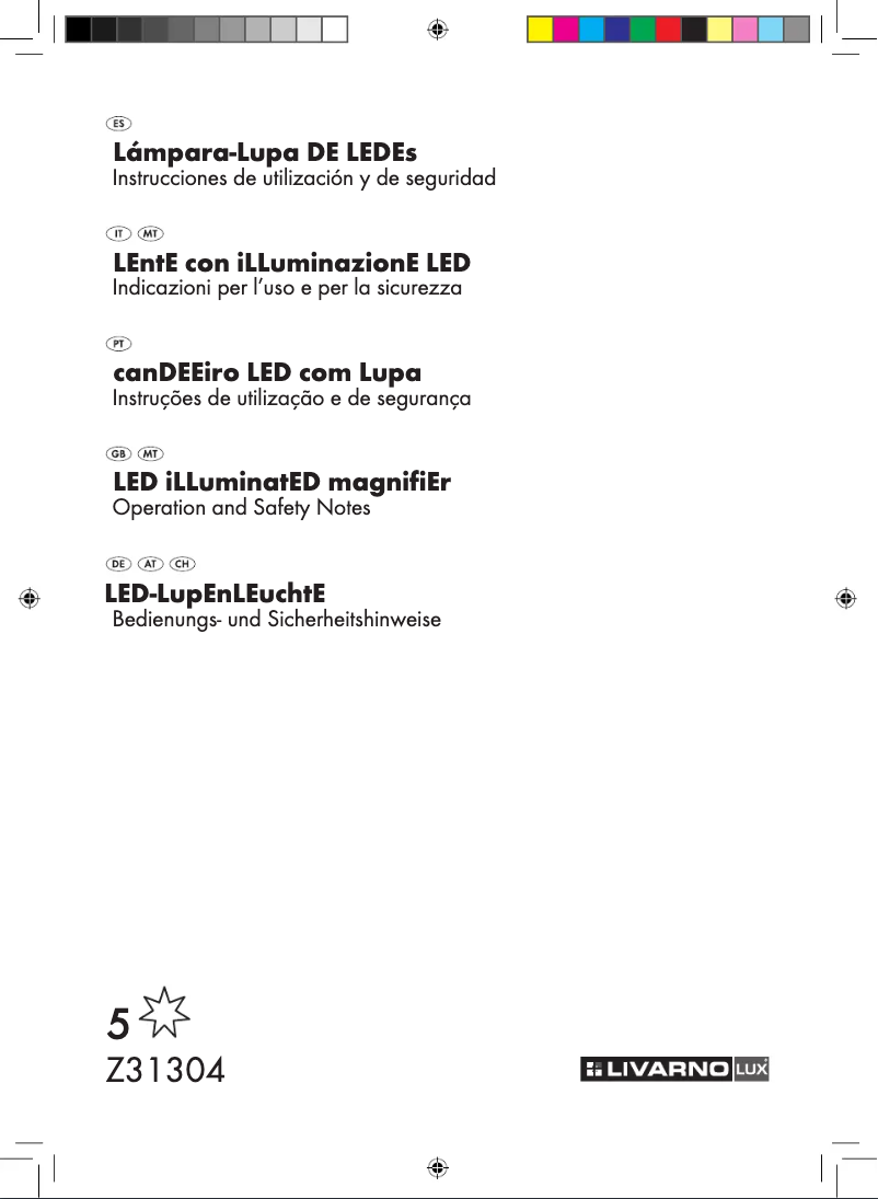 Page 1 de la notice Manuel utilisateur Livarno Lux Z31304