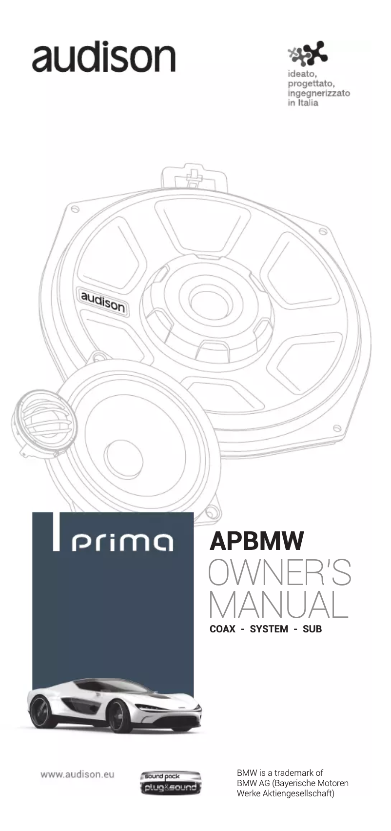 Image de la première page du manuel de l'appareil Prima APBMW X4E