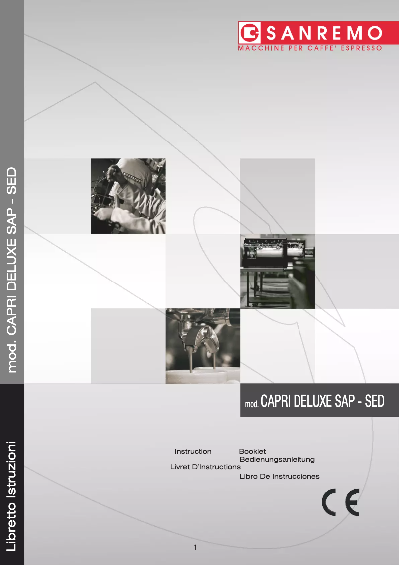 Page n°1 - Manuel utilisateur Sanremo Capri DLX