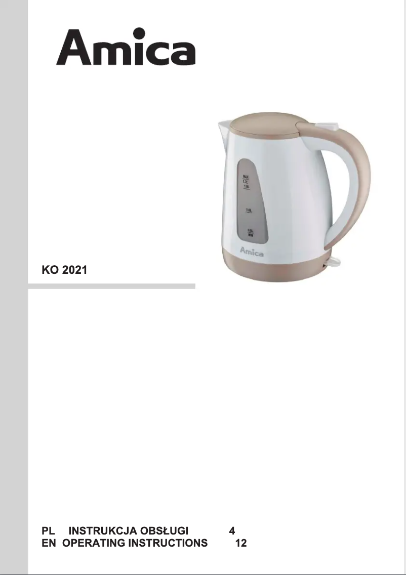 Imagen de la primera página del manual del dispositivo KO2021