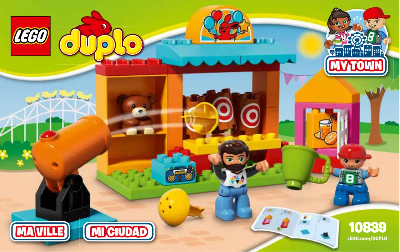 Page 1 de la notice Consignes visuelles Lego Duplo 10839