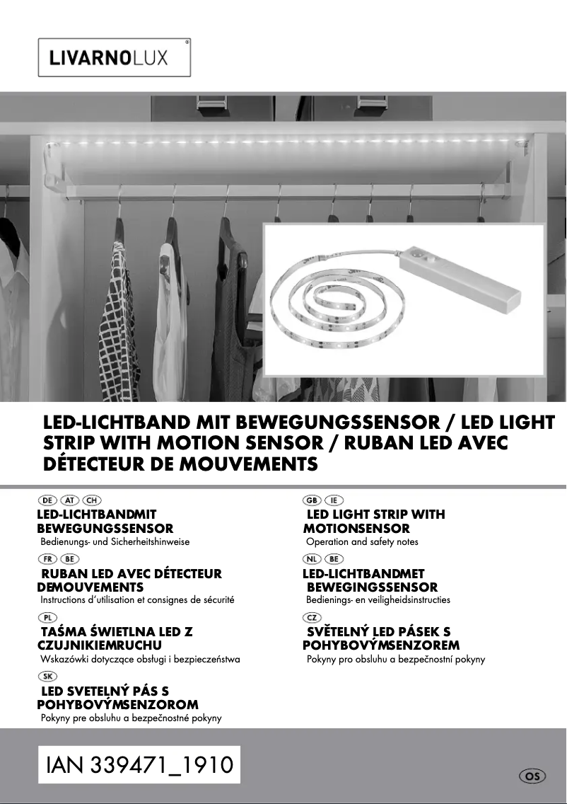 Image de la première page du manuel de l'appareil IAN 339471