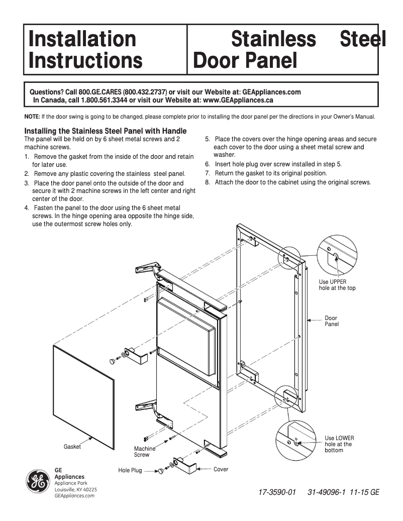 Image de la première page du manuel de l'appareil Profile PIP70SS