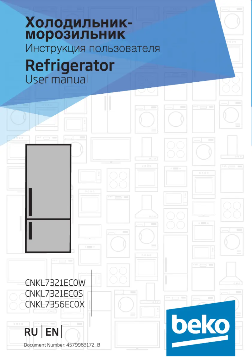 Page n°1 - Manuel utilisateur Beko CNKL7321EC0S