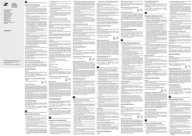 Image de la première page du manuel de l'appareil ME 9002