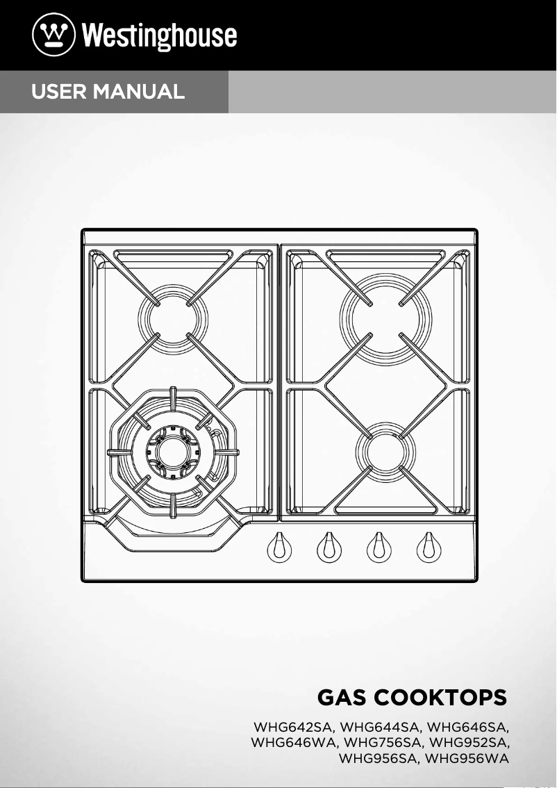 Image de la première page du manuel de l'appareil WHG646WA