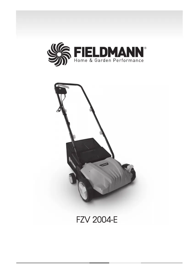 Page 1 de la notice Manuel utilisateur Fieldmann FZV 2004-E