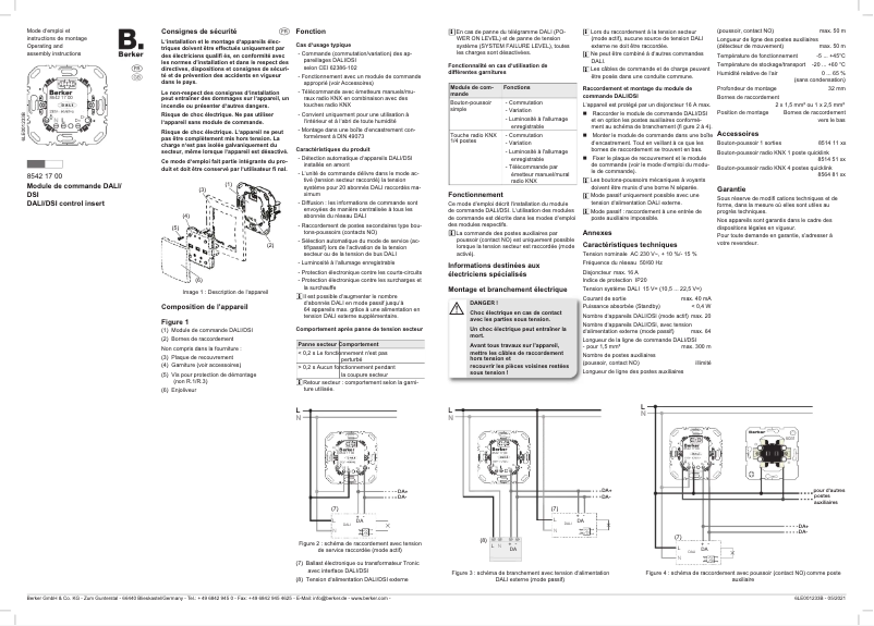 Image de la première page du manuel de l'appareil 85421700