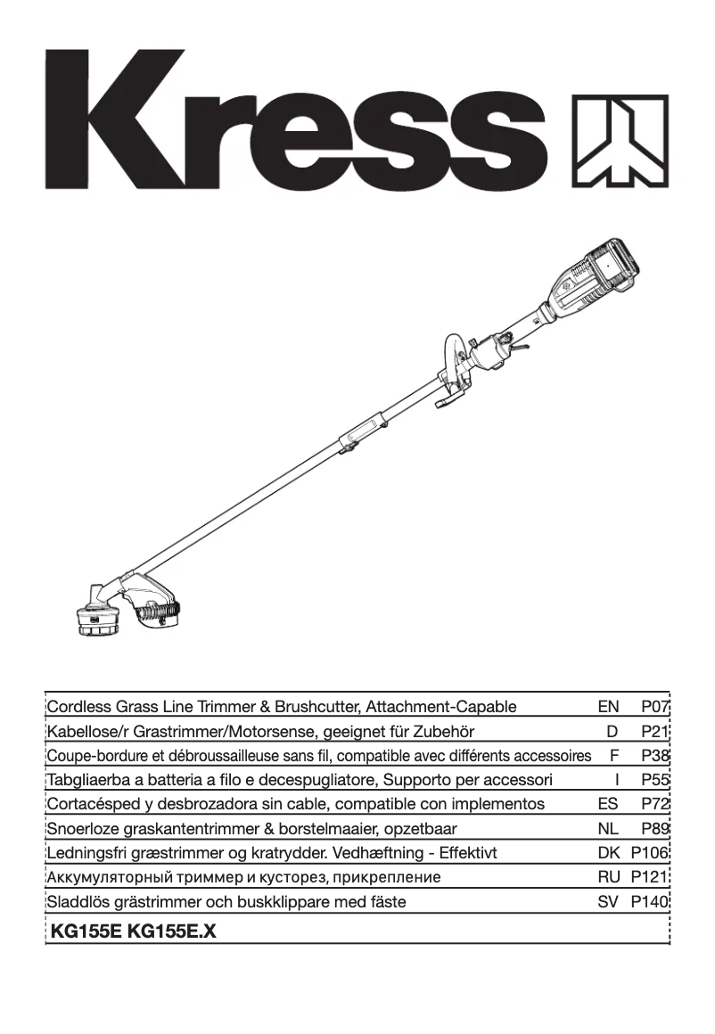 Page n°1 - Manuel utilisateur Kress KG155E.9